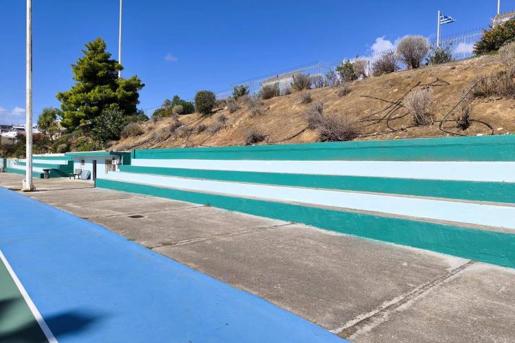 Δήμος Χαϊδαρίου - Εργασίες συντήρησης στο 1ο Αθλητικό Κέντρο